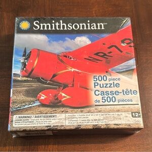 Smithsonian 500 Piece Puzzle, Lockheed Model 5B Vega NR7952 Airplane Ages 12+